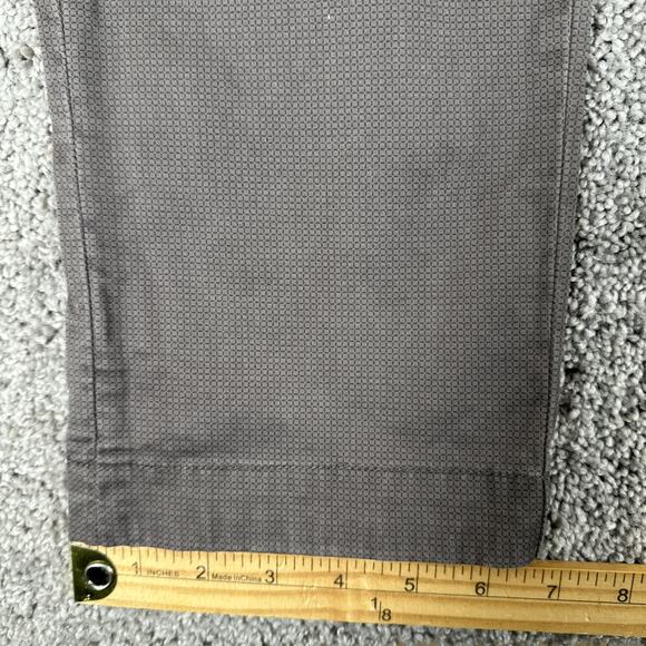 Ted Baker London Pants Mens 32x34 Brown Check Pattern Slim Straight Exmoor Chino - Picture 10 of 10